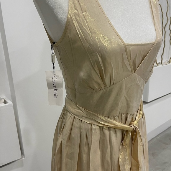 Calvin Klein Gold Dress - Picture 3 of 13